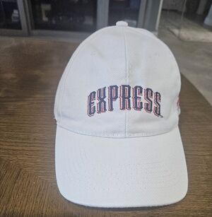 Express White Logo Cap